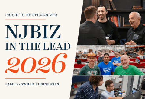 Recognized in NJBIZ’s In the Lead 2026: Family-Owned Businesses